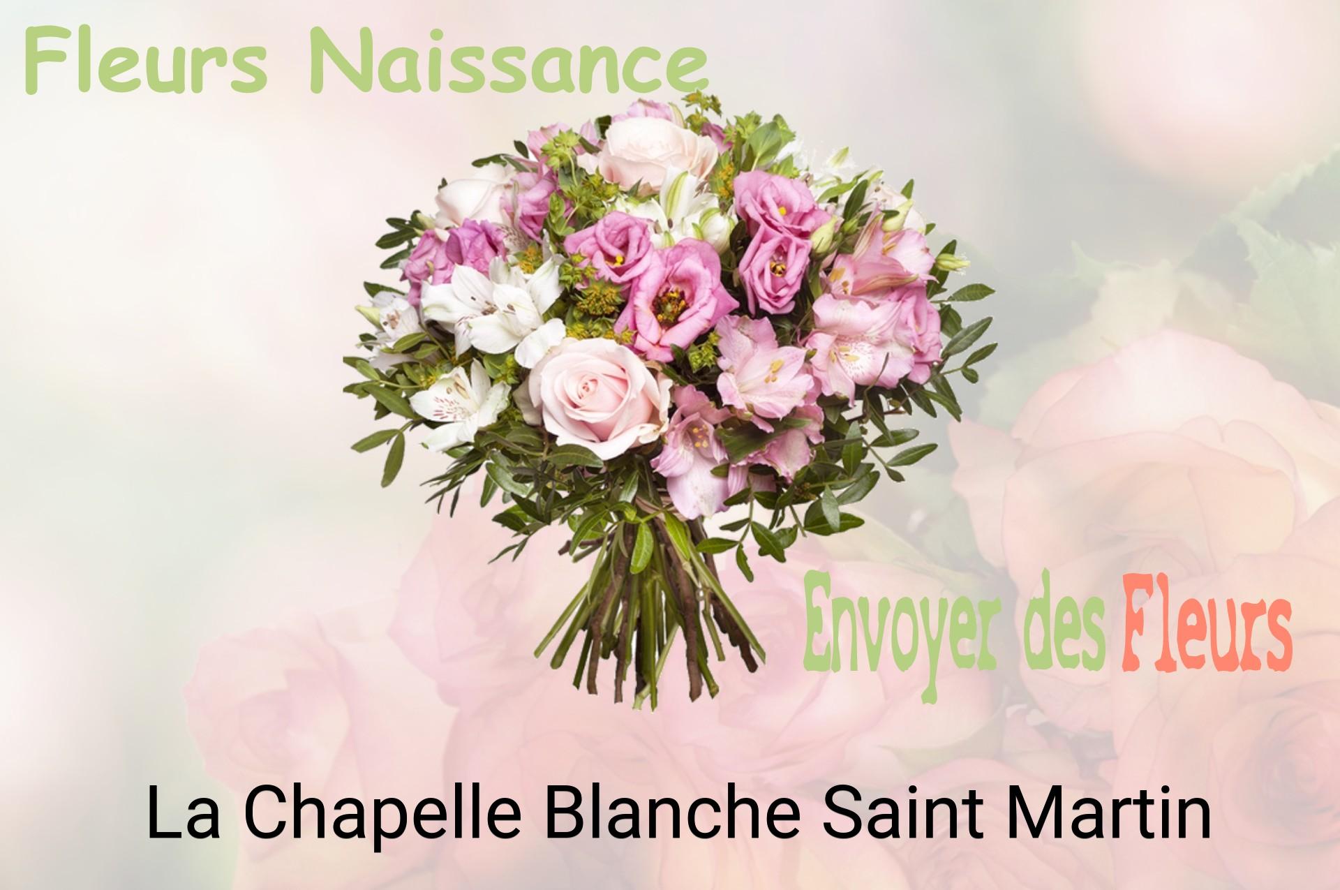 Bouquet de fleurs de naissance livré à La Chapelle-Blanche-Saint-Martin